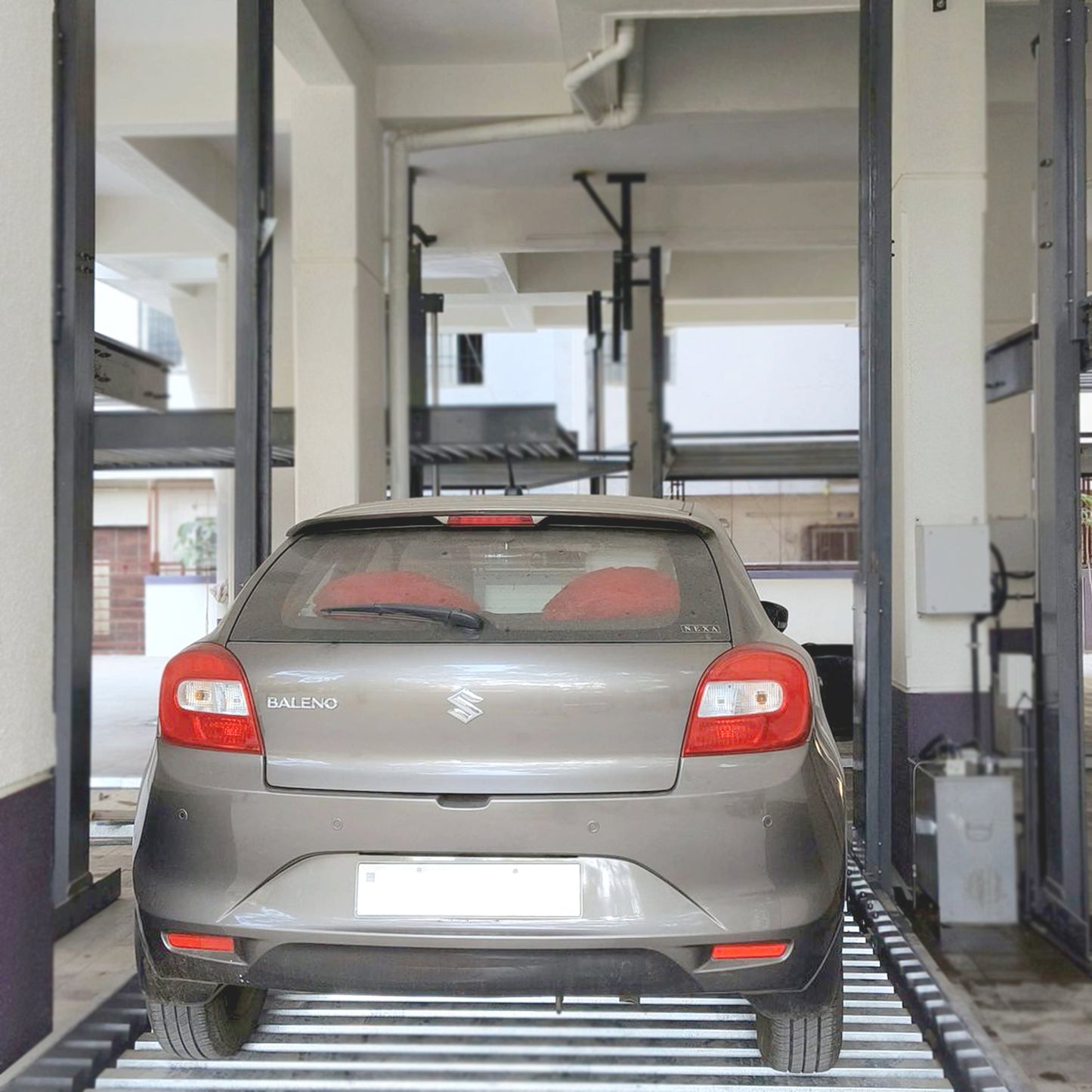 2 Pole Hydraulic Stack Car Parking