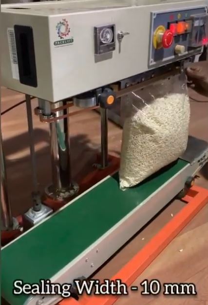 Nitrogen Flush Band Sealer Machine